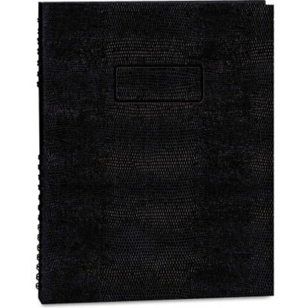 Rediform Office Products Blueline¬Æ Exec Wirebound Notebook, 8-1/2" x 11", Black Cover, 100 Sheets/Pad A10200EBLK
